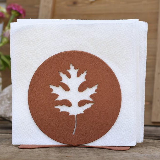 Oak Leaf Napkin Holder by Nature Niche