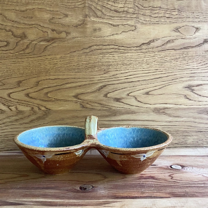Double Bowl Dish by Heerspink and Porter