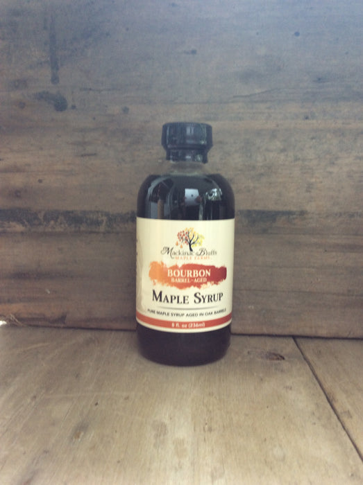 Barrel Aged Maple Syrup by Mackinac Bluffs Maple Farms