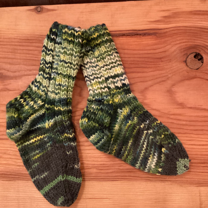 Wee Woolly Socks by The Scrappy Knitter